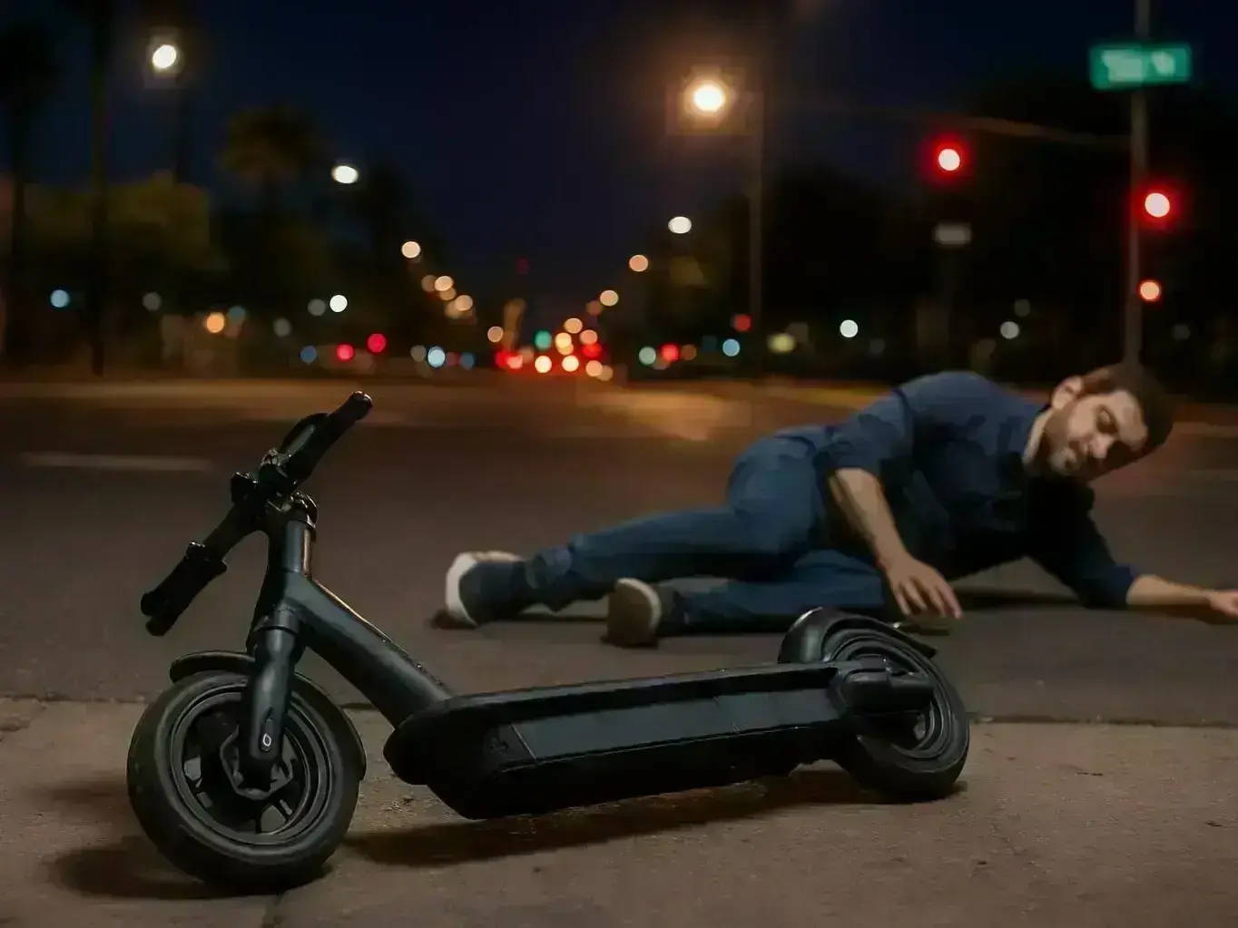 Queen Creek e-scooter accident lawyer reviewing crash evidence near Queen Creek Marketplace