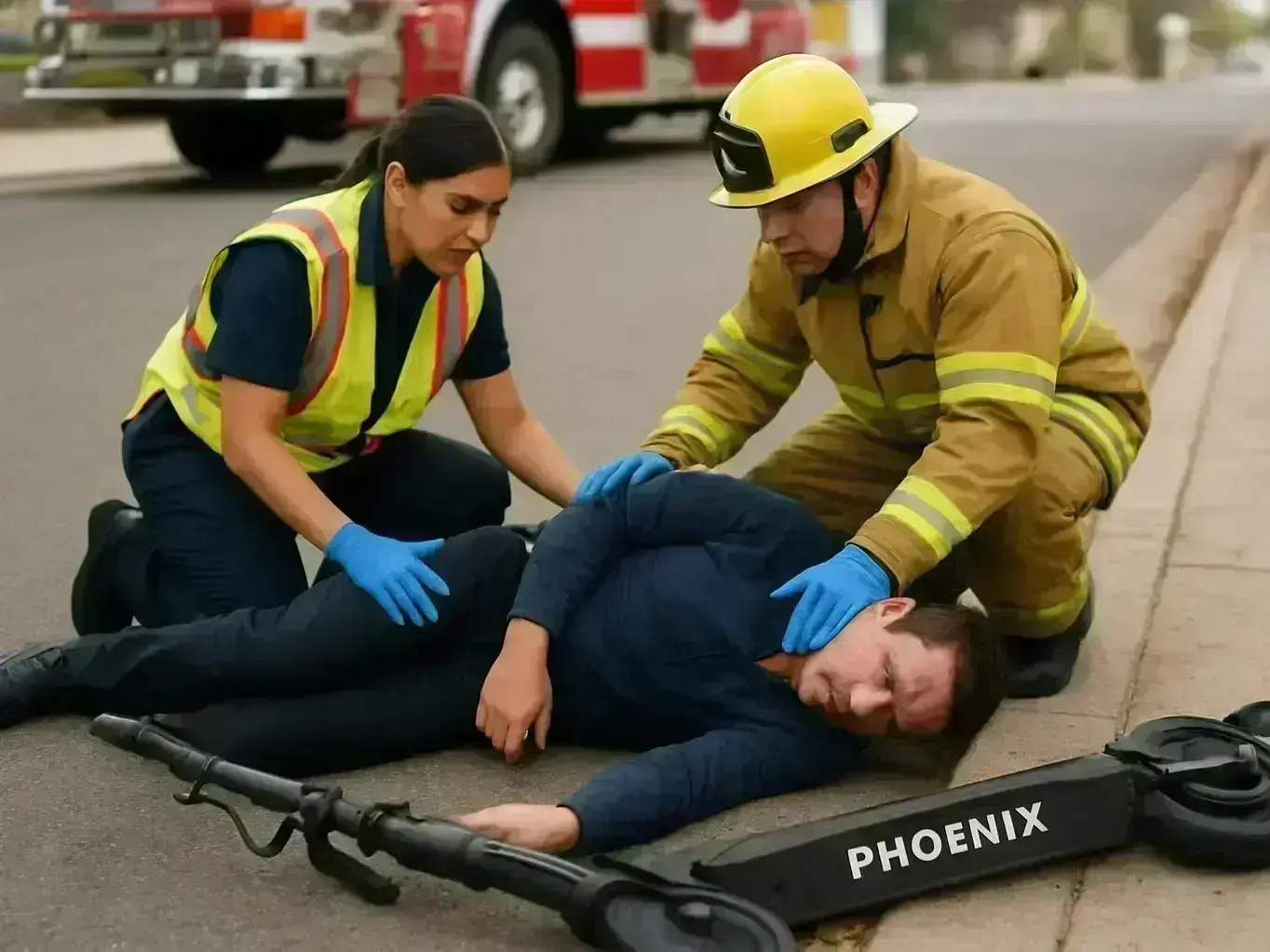 Arizona e-scooter hit and run claim investigation at Gilbert Road and Baseline Road intersection