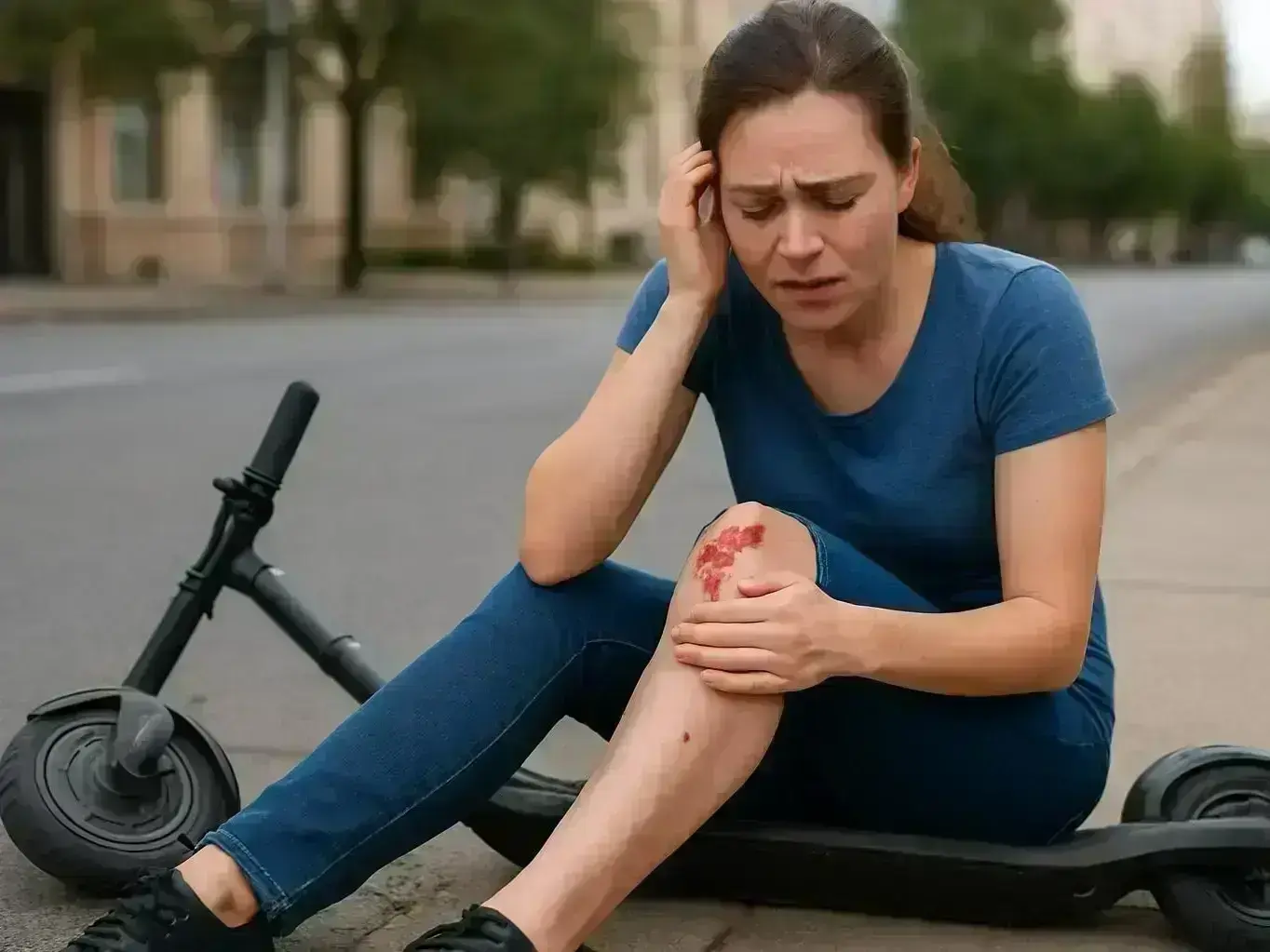 Legal team reviewing Mesa police report for e-scooter wrongful death case