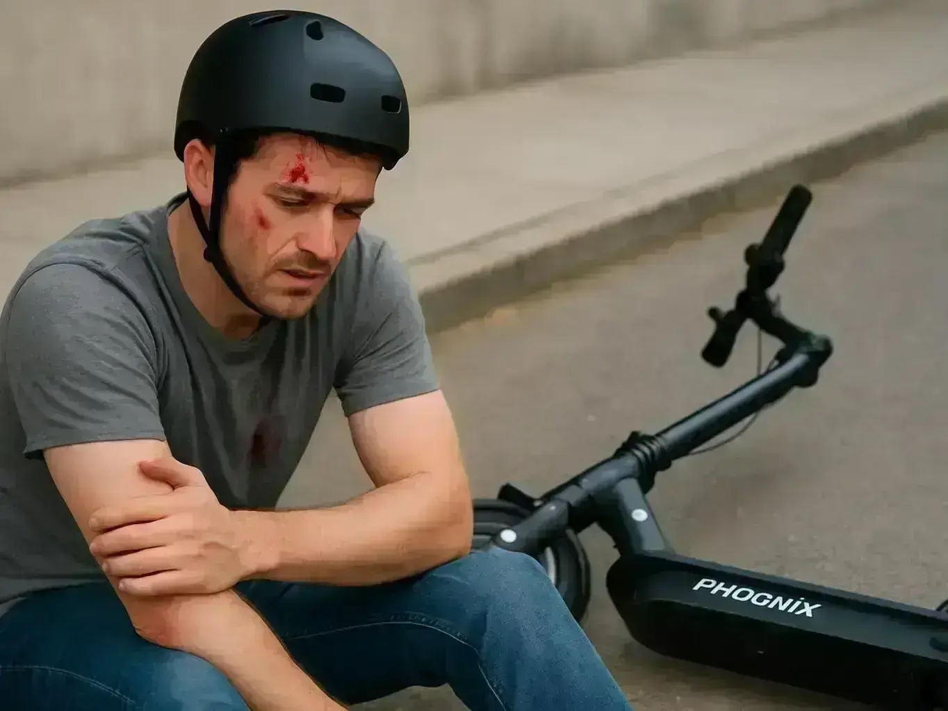 Gilbert Arizona attorney consulting e-scooter accident victim after hit and run